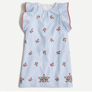 J. Crew girls sear sucker dress - size 8.